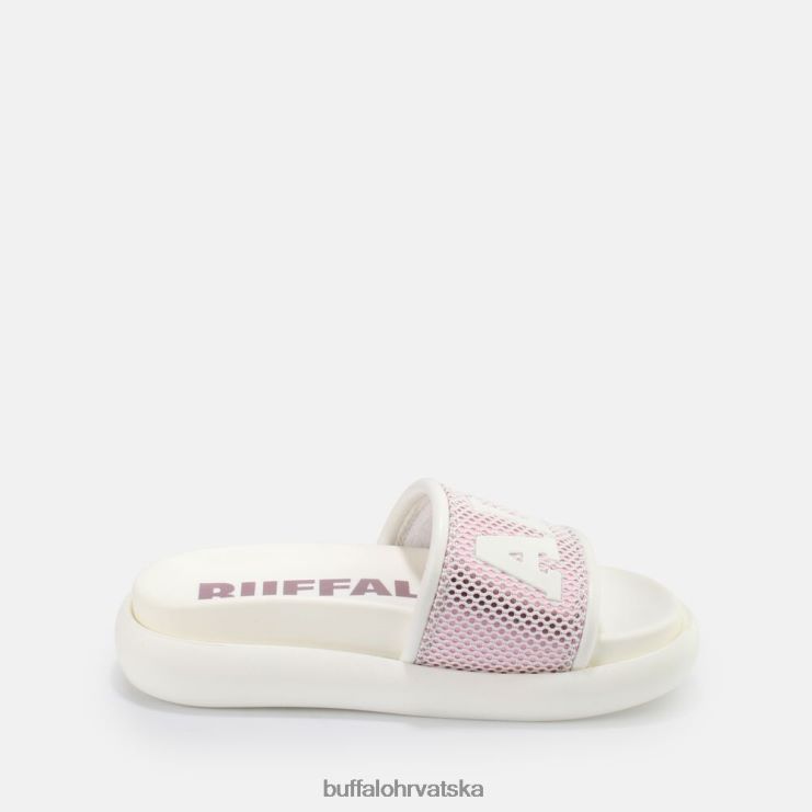bijelo/ljubičasto Buffalo rey slide vegan |slajdova TDD6T815